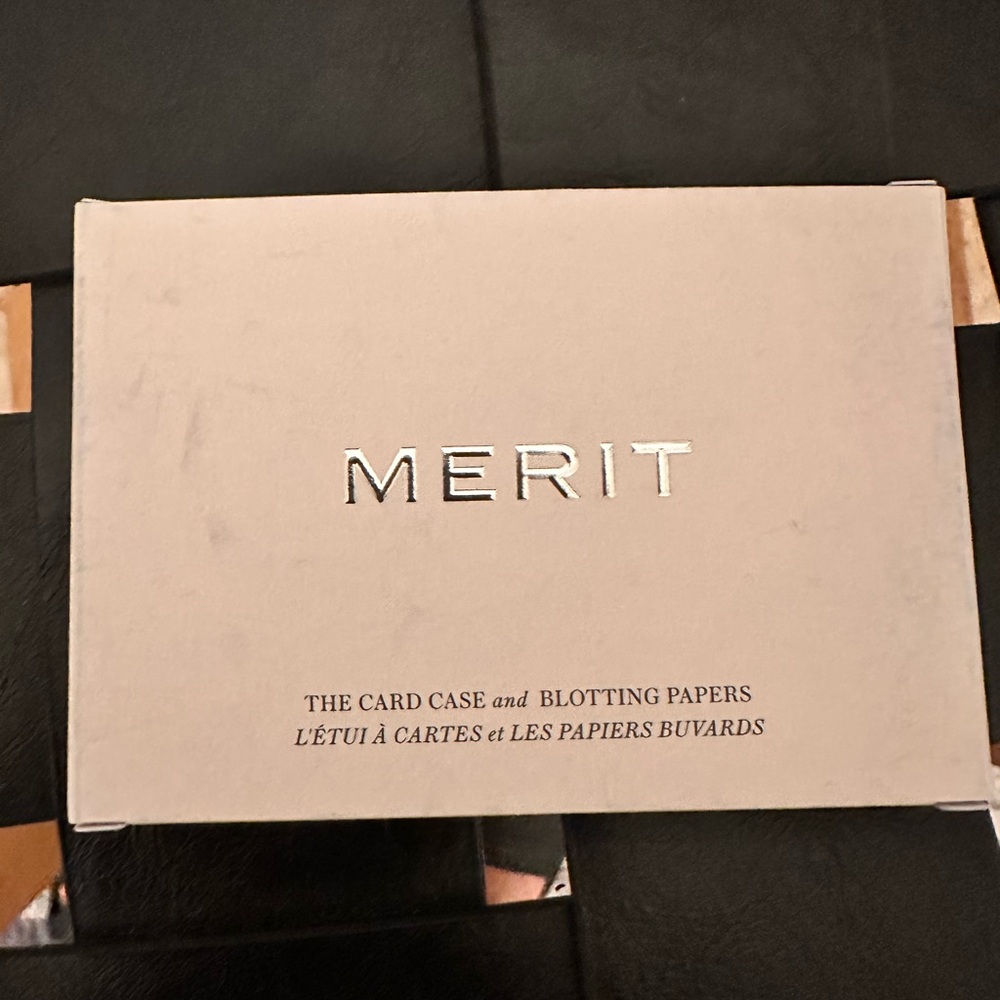 Merit Card Case and Blotting Paper